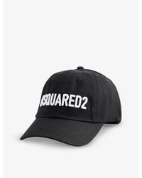 DSquared² - Brand-embroidered Cotton-twill Cap - Lyst