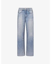 Rag & Bone - Miramar Terry Wide-Leg Cotton-Jersey Trousers - Lyst