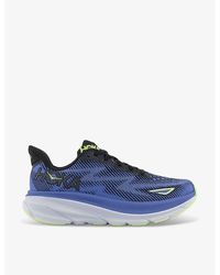 Hoka One One - Clifton 9 Brand-print Woven Low-top Trainers - Lyst