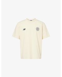 Stone Island - X New Balance Logo-Embellished Cotton T-Shirt - Lyst