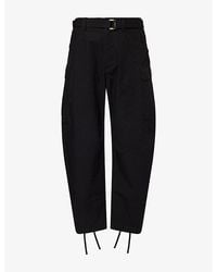 Sacai - Rip Stop Relaxed-Fit Cotton-Blend Cargo Trousers - Lyst
