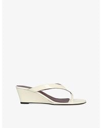 Neous - Tercus Leather Wedge Sandals - Lyst