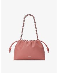 Loewe - Flamenco Medium Leather Clutch Bag - Lyst