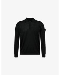 Stone Island - Ghost Compass-Badge Wool Jumper - Lyst