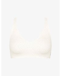 Sloggi - Zero Feel Stretch-Woven Bralette - Lyst