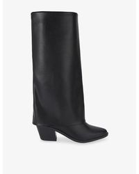 KG by Kurt Geiger - Telling Heeled Leather Knee-High Boots - Lyst
