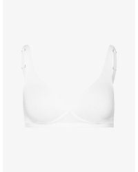 Hanro - Sensation Soft Cup Stretch-Cotton Bra - Lyst