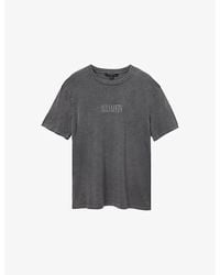 AllSaints - Wings Graphic-Print Cotton-Jersey T-Shirt - Lyst
