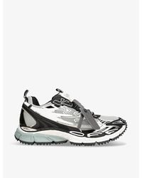 Off-White c/o Virgil Abloh - Be Right Back Mesh And Faux-Leather Low-Top Trainers - Lyst
