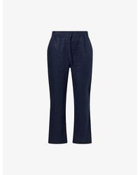 CHE - Avila Drawstring Linen Trousers - Lyst