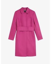 Ted Baker - Isolde Belted Cotton Midi Trench Coat - Lyst