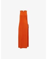 Max Mara - Caro Cut-Out Stretch-Jersey Maxi Dress - Lyst