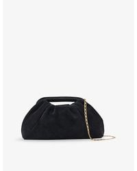 Reiss - June Suede Clutch Bag - Lyst