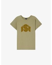 Soeur - Val Logo-Print Short-Sleeve Cotton T-Shirt - Lyst