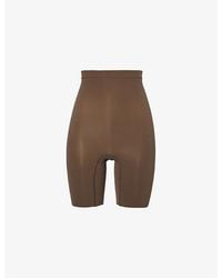 Spanx - Everyday Shaping High-Rise Stretch-Woven Shorts - Lyst