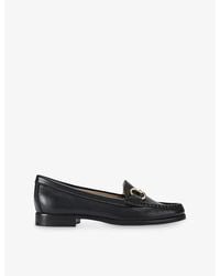 Carvela Kurt Geiger - Click Wide-Fit Leather Loafers - Lyst