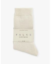 FALKE - Cosy Wool Brand-Print Knit Socks - Lyst