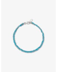 La Maison Du Couturier - Assya Panama Sterling- And Silk Friendship Bracelet - Lyst