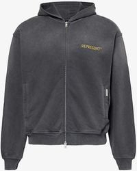 Represent - Higher Truth Branded-print Cotton-jersey Hoody - Lyst
