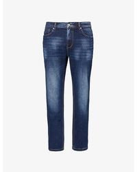 Arne - Faded-Wash Relaxed-Fit Stretch-Denim Jeans - Lyst