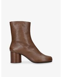 Maison Margiela - Tabi 60 Leather Ankle Boots - Lyst