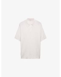 Prada - Regular-Fit Cashmere And Silk-Blend Polo Shirt - Lyst