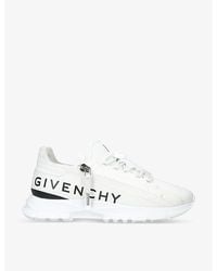 Givenchy - Spectre Zipped Leather Low-top Trainers - Lyst