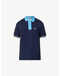 Lacoste - Heritage Logo-embroidered Regular-fit Cotton-piqué Polo Shirt - Lyst