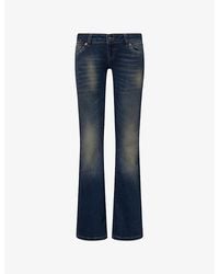 Jaded London - Eden Bootcut Denim Jeans - Lyst