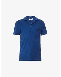 Orlebar Brown - Terry Brand-tab Relaxed-fit Cotton Polo Shirt - Lyst