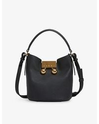 Marni - Trunkeroo Bucket Leather Shoulder Bag - Lyst