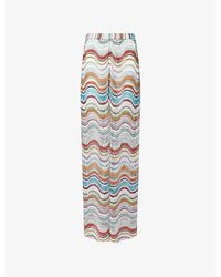 Missoni - Miss Wave Lurex Knitted Trousers - Lyst