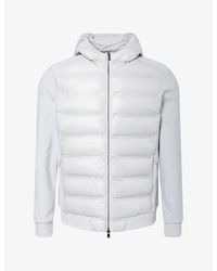 Arne - Hybrid Hooded Shell Puffer Jacket - Lyst