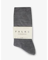 FALKE - Brushed Mid-Calf Polyamide And Wool-Blend Knitted Socks - Lyst
