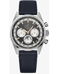 Zenith - 03.3400.3610/39.c910 Chronomaster Original Triple Calendar Stainless-steel Automatic Watch - Lyst