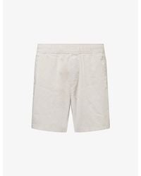 PAIGE - Elijah Straight-Leg Stretch-Cotton Shorts - Lyst