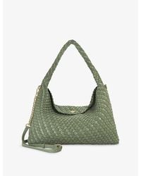 Dune - Deliberate Large Woven Faux-Leather Shoulder Bag - Lyst