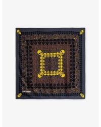 Zadig & Voltaire - Debbie Skull-Print Silk Square Scarf - Lyst