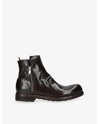 Officine Creative - Bulla Side-Zip Leather Chelsea Boots - Lyst