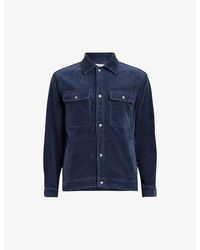 AllSaints - Castleford Patch-pocket Relaxed-fit Cotton-corduroy Shirt - Lyst