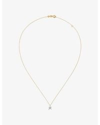 Kismet by Milka - Starstruck Mini 0.05Ct Diamond Pendant Necklace - Lyst