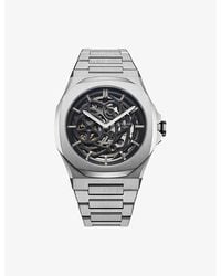 D1 Milano - Skeleton Bracelet 41.5Mm Stainless Steel Mechanical Watch - Lyst