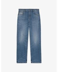 The Kooples - Baggy-Fit Straight-Leg Denim Jeans - Lyst