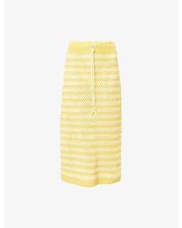 Jonathan Simkhai - Welles Crochet Midi Skirt - Lyst