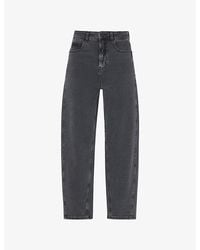 Whistles - Barrel-Leg Stretch-Denim Jeans - Lyst