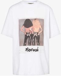 Fiorucci - Vinyl Girls Graphic-print Organic-cotton T-shirt - Lyst
