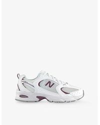 New Balance - Mr530 Leather And Mesh Low-Top Trainers - Lyst