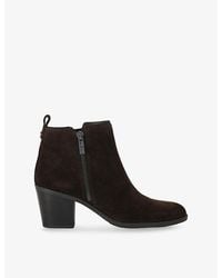 Carvela Kurt Geiger - Salvetti Suede Heeled Ankle Boots - Lyst
