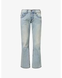 TRUE RELIGION - Billy Big T Flap-Pocket Stretch-Denim Jeans - Lyst