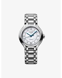 Longines - Primaluna Stainless-Steel And 0.060Ct Diamond Automatic Watch 34Mm - Lyst
